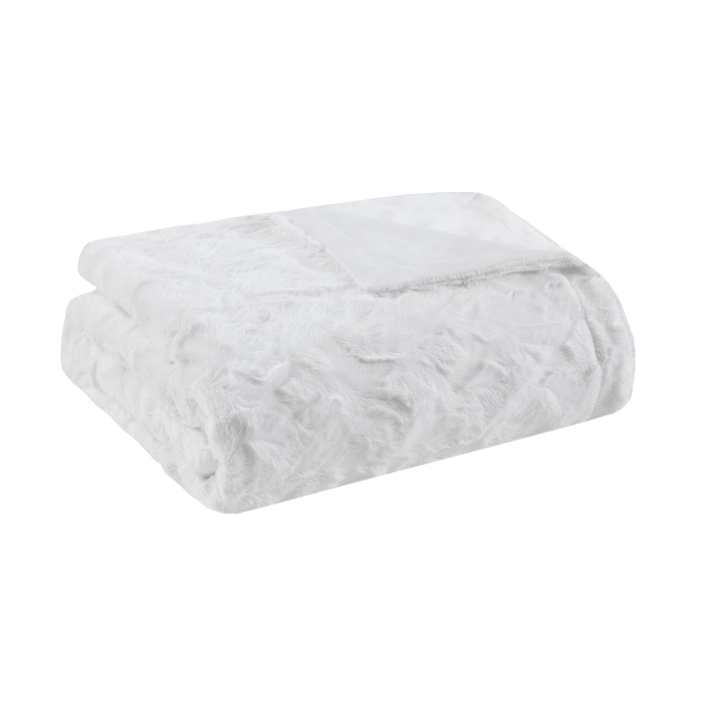 Oversized Long Faux Fur Soft Throw Blanket for Bed Sofa Couch