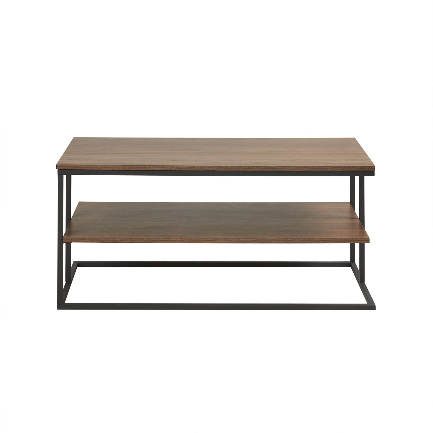 2 Tier Rectangle Metal Frame Coffee Table