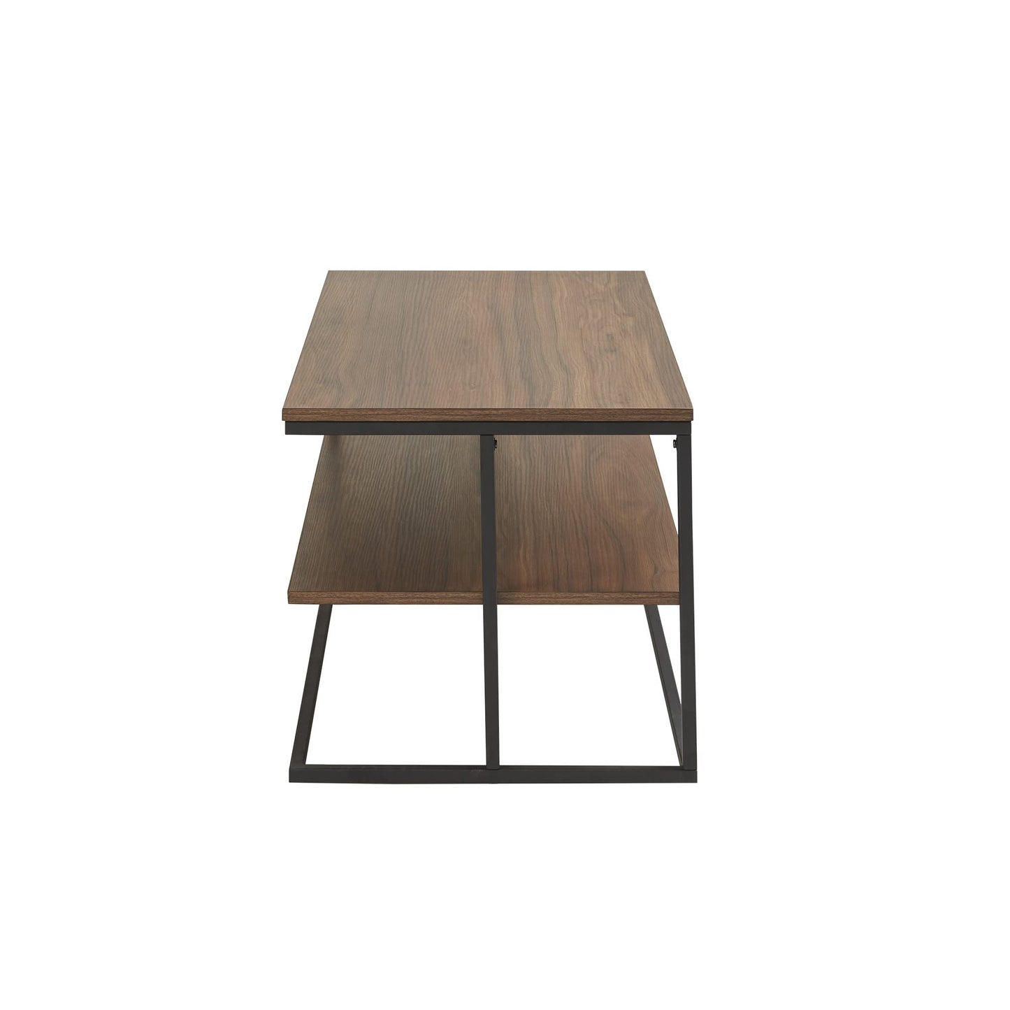 2 Tier Rectangle Metal Frame Coffee Table