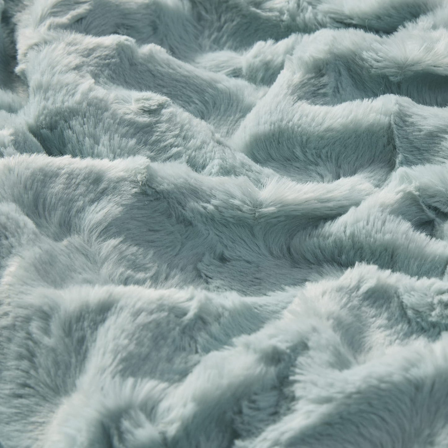 Oversized Long Faux Fur Soft Throw Blanket for Bed Sofa Couch