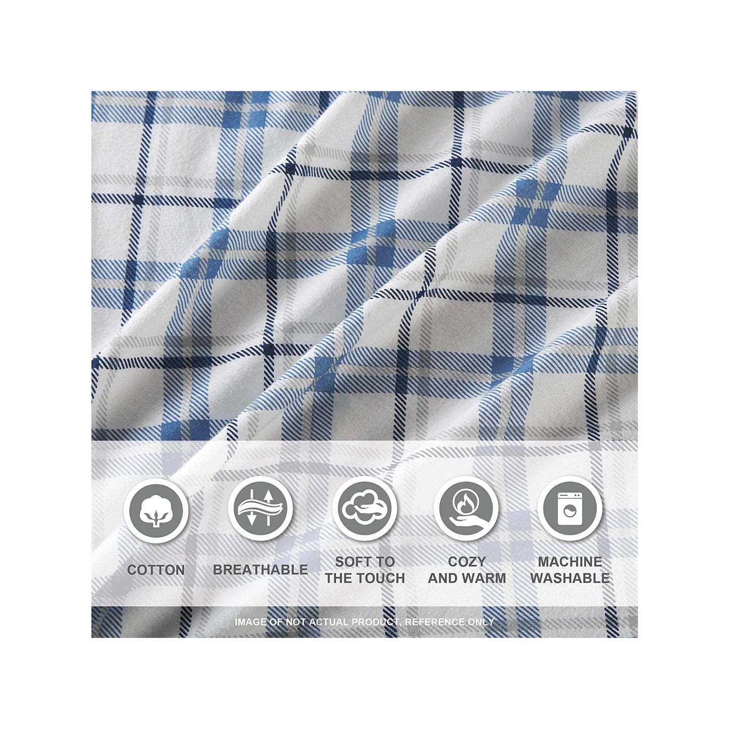 Flannel Novelty Sheet Set with Pillowcases