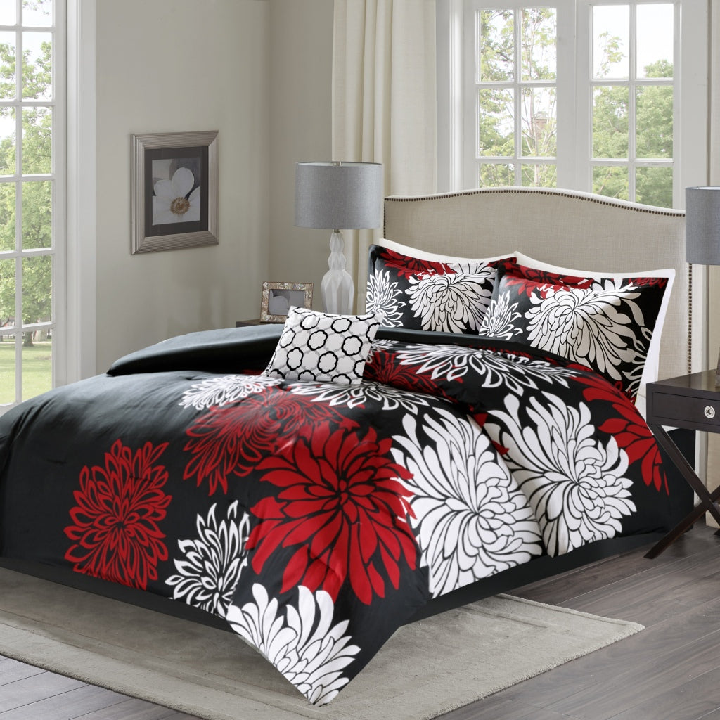 Floral Printed Comforter Set
