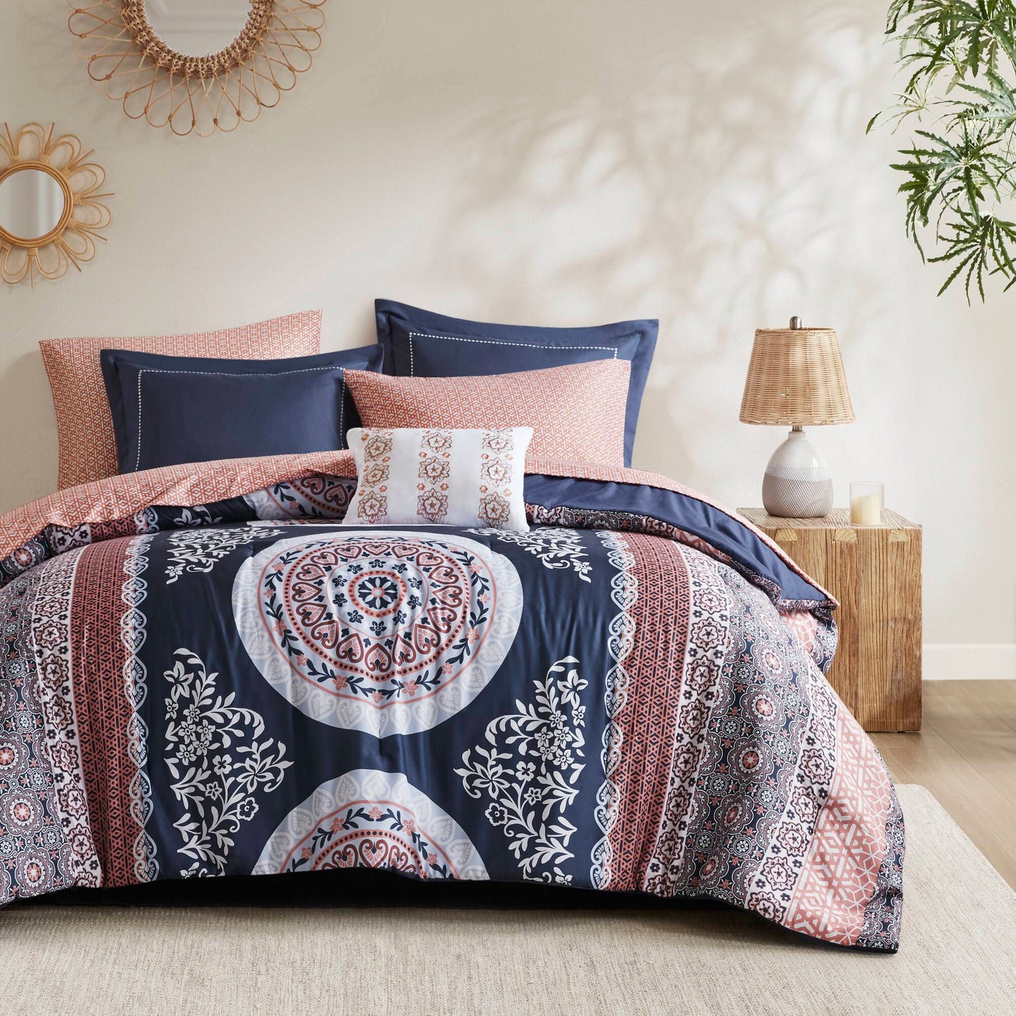 Bohemian Comforter Set and Sheet Set