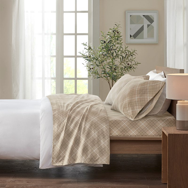 Cozy Cotton Flannel Printed Sheet Set