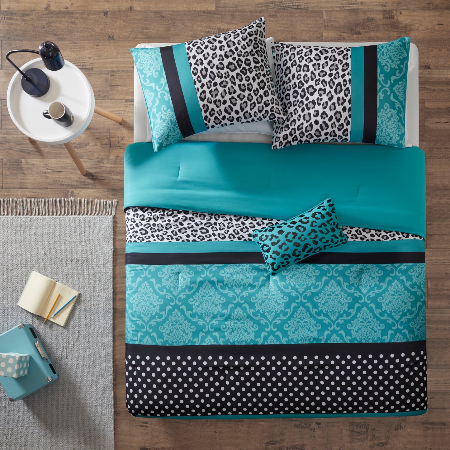 Dorm Bedding Sets with Decor Pillow
