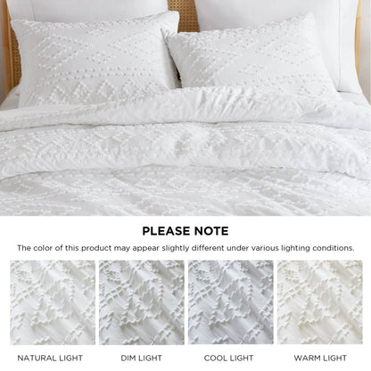 Boho Geometric Tufted Comforter Set