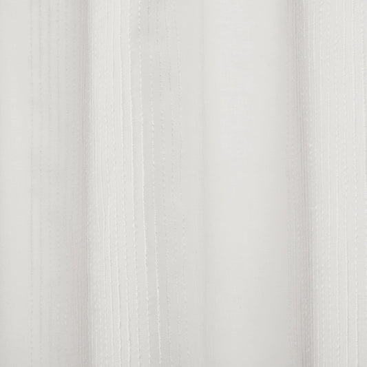 Sheer Shower Curtain with Textured Design