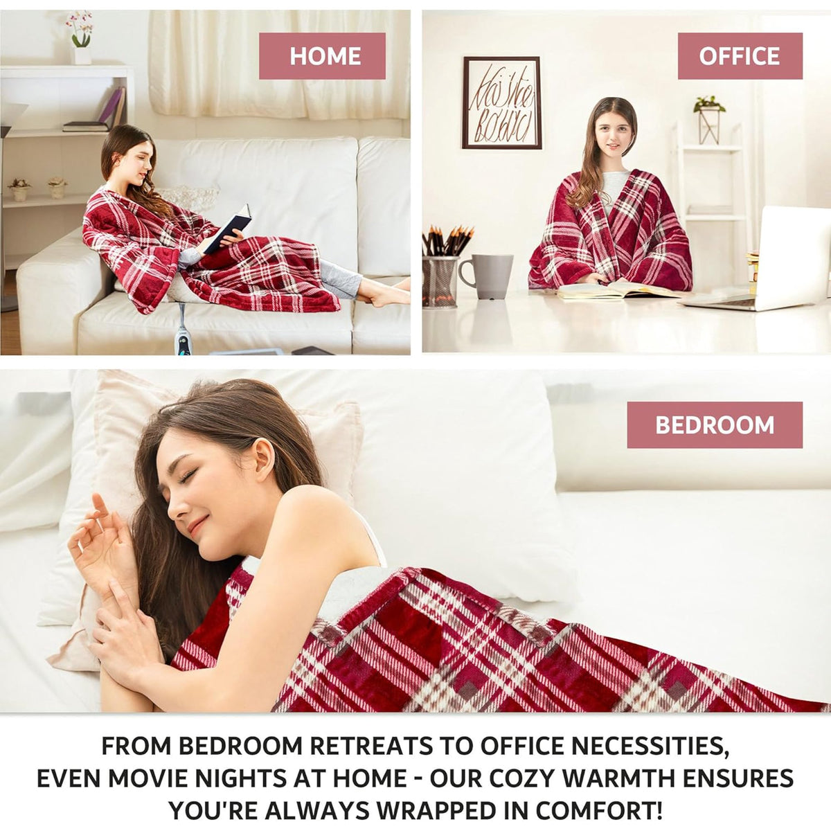 Heated Berber Wrap Damask Sherpa Snuggle Electric Throw Blanket