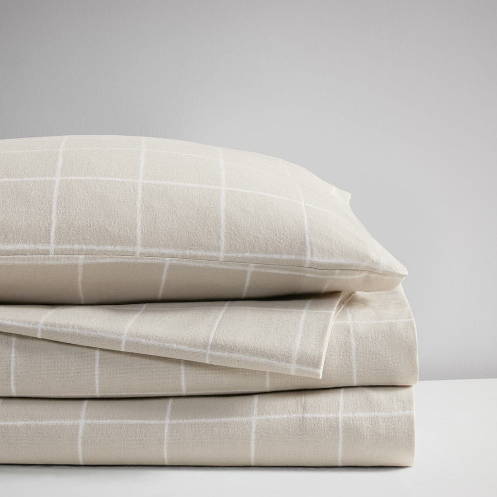 Sheet Set 100% Cotton Flannel Oversized Bed Sheets with Deep Pocket