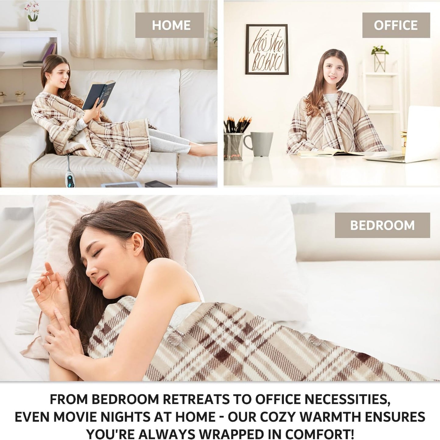 Heated Berber Wrap Damask Sherpa Snuggle Electric Throw Blanket