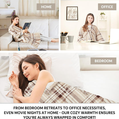 Heated Berber Wrap Damask Sherpa Snuggle Electric Throw Blanket