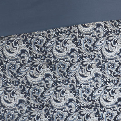 Jacquard Comforter Set with Bedskirt and Decor Pillows