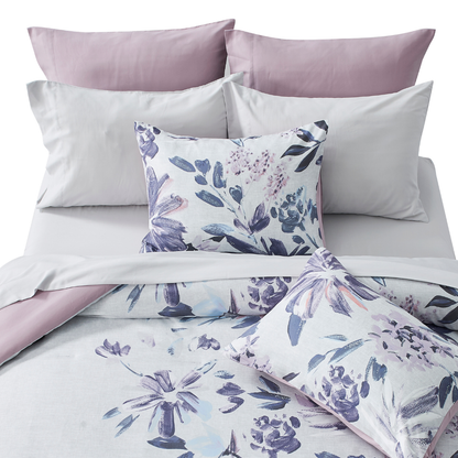Modern All Season Bed in a Bag Comforter Set, Floral Print Bedding Set with Sheets and Pillowcases
