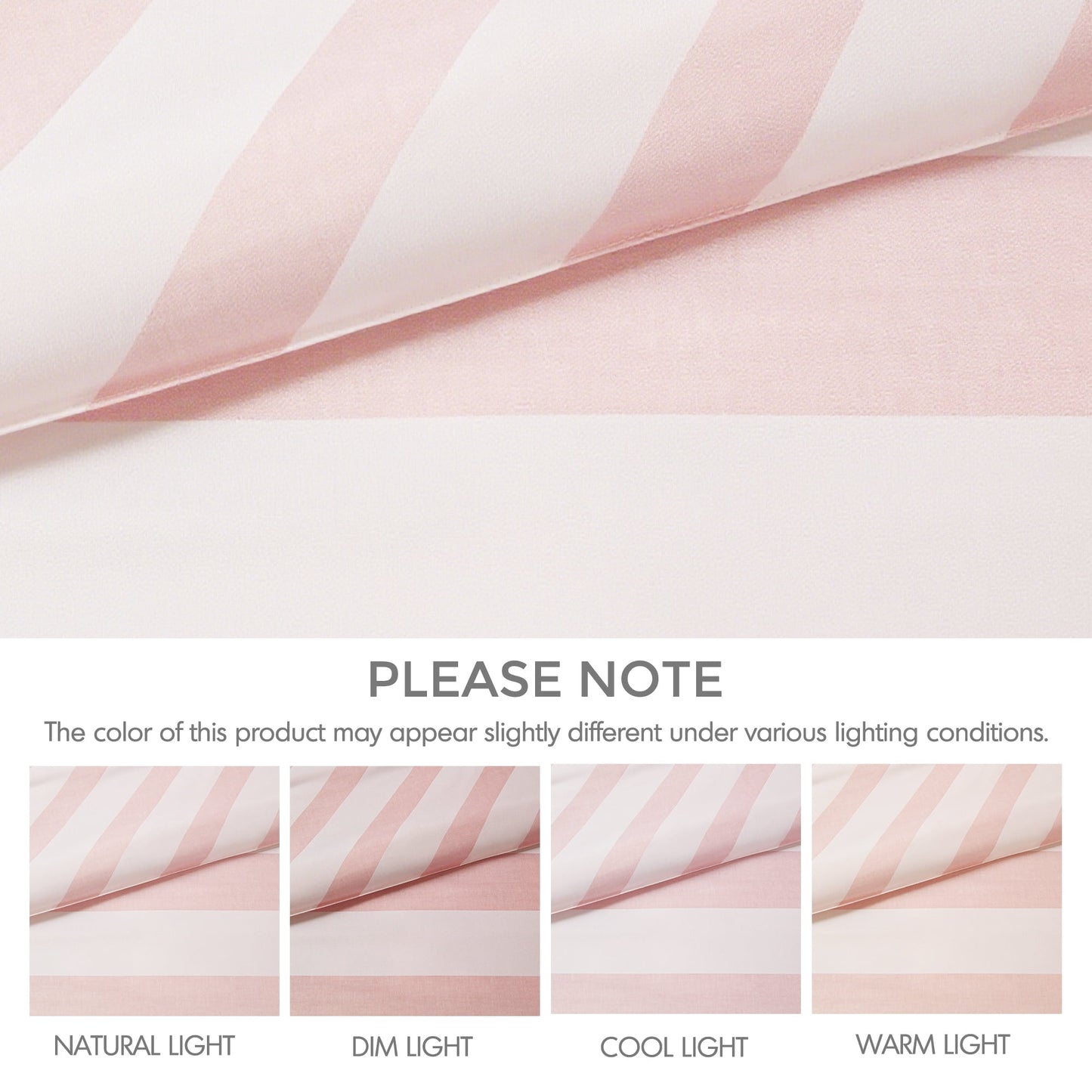Textured Stripe Print Comforter Mini Set