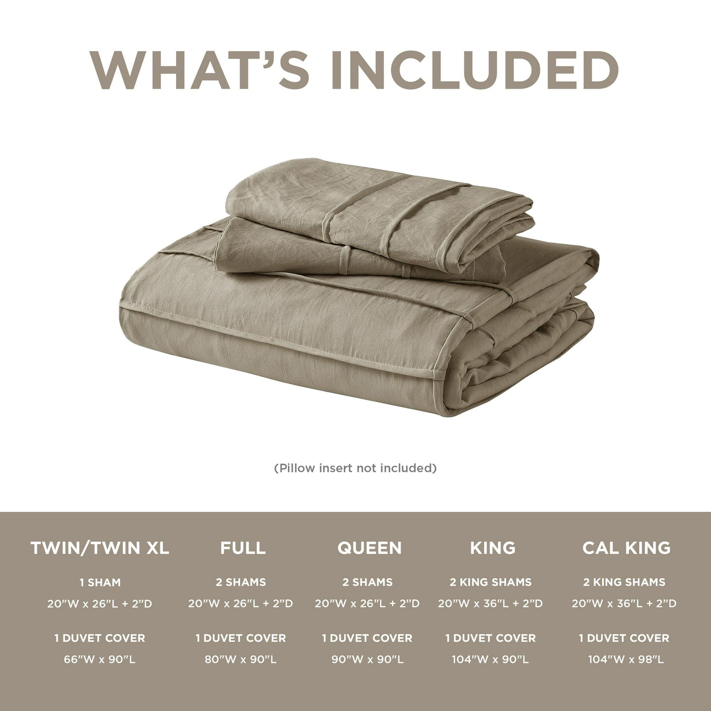 Soft Washed Pleated Duvet Cover Set