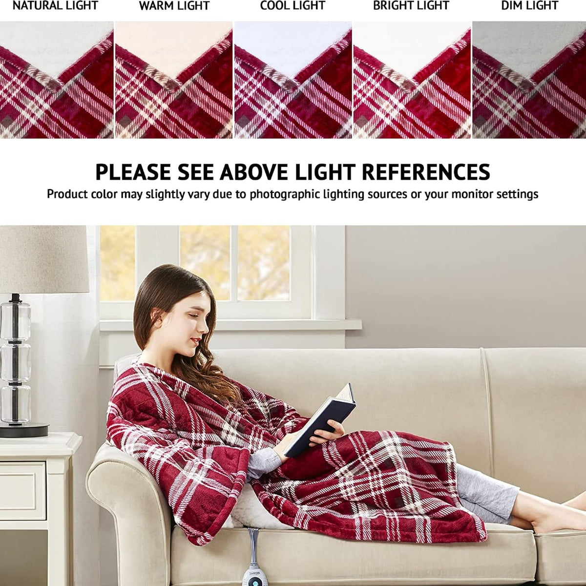 Heated Berber Wrap Damask Sherpa Snuggle Electric Throw Blanket