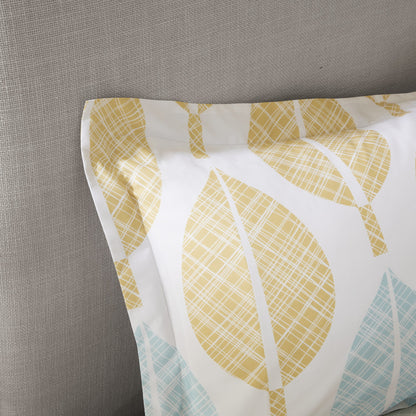 Botanical Printed Comforter Set with Cotton Sheet Set