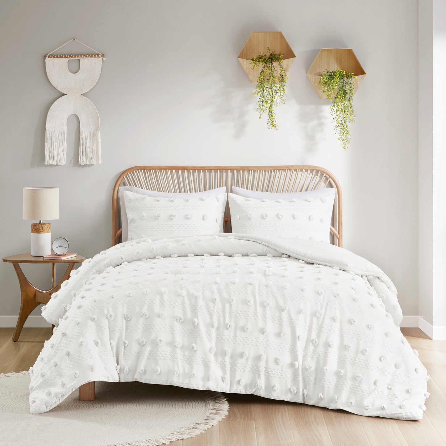 Clip Jacquard Duvet Cover Set