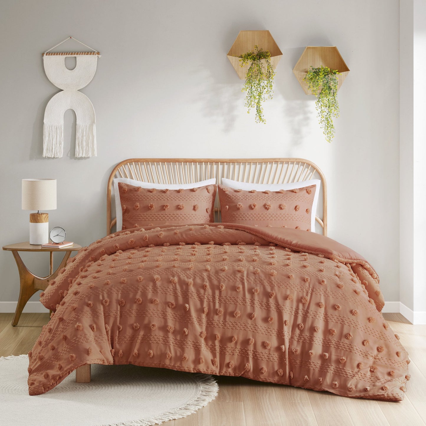 Clip Jacquard Duvet Cover Set
