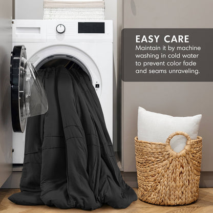 Soft Washed Pleated Comforter Set