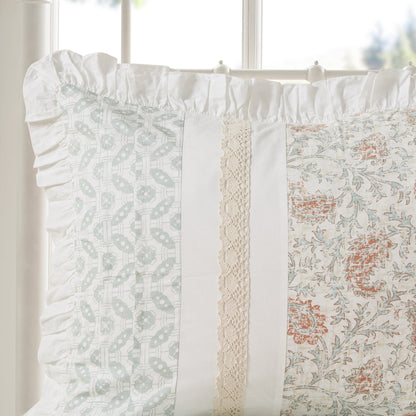Pintuck Faux Silk Comforter Set with Bed Skirt and Decor Pillow