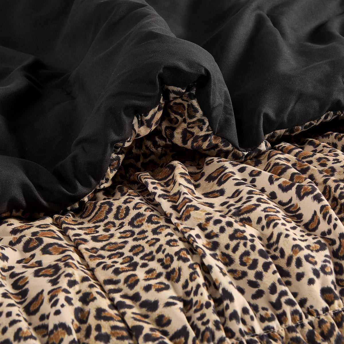 Brown Animal Print Comforter Set, Luxury Bedding Set, Comforter with Decorative Pillow