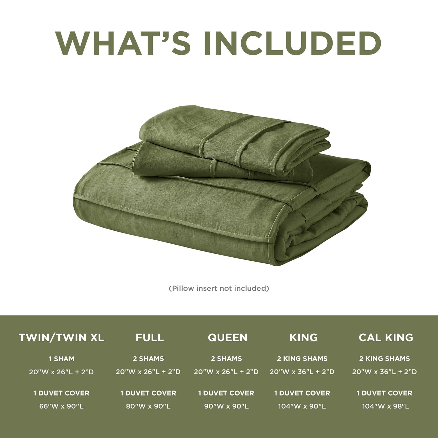 Soft Washed Pleated Duvet Cover Set