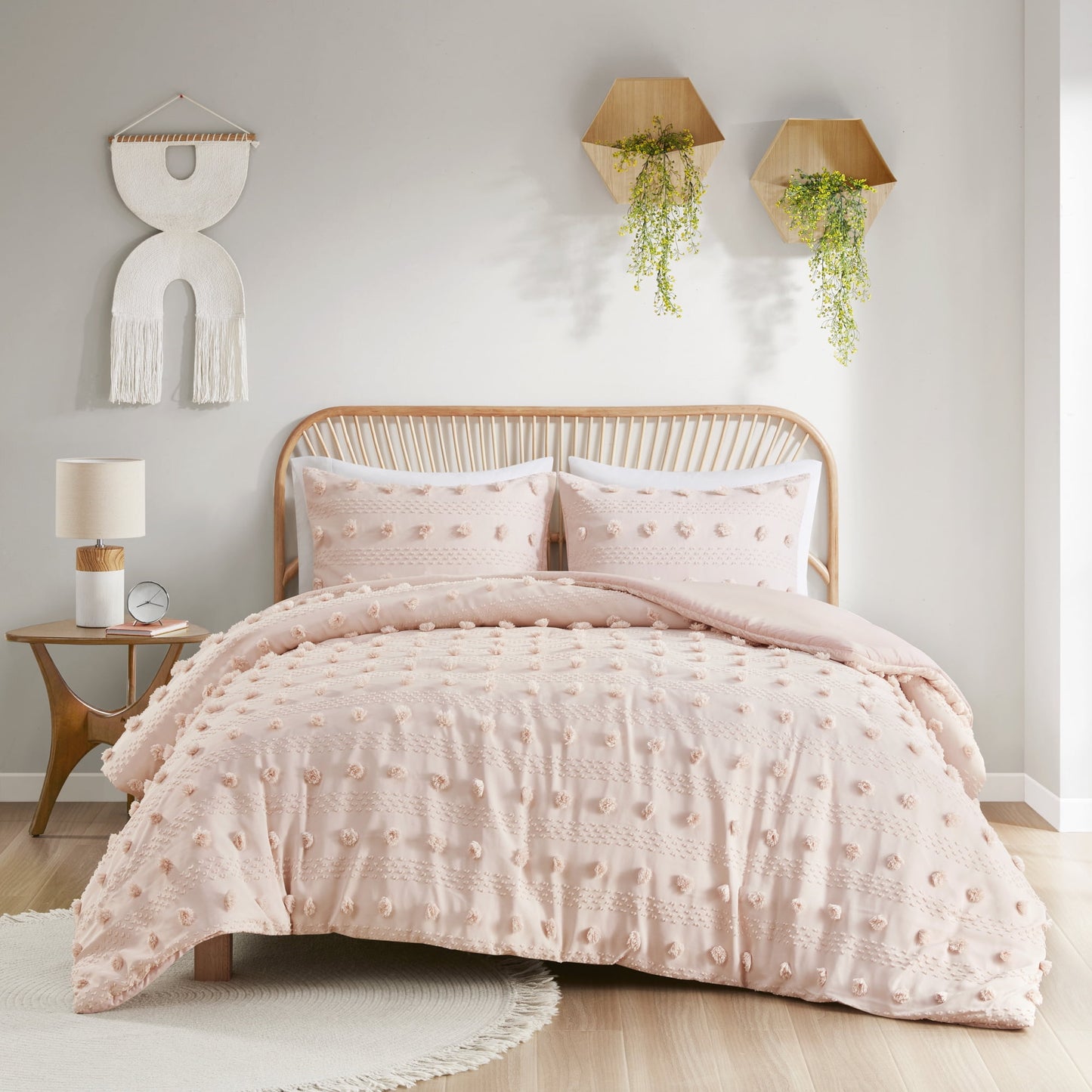 Clip Jacquard Duvet Cover Set