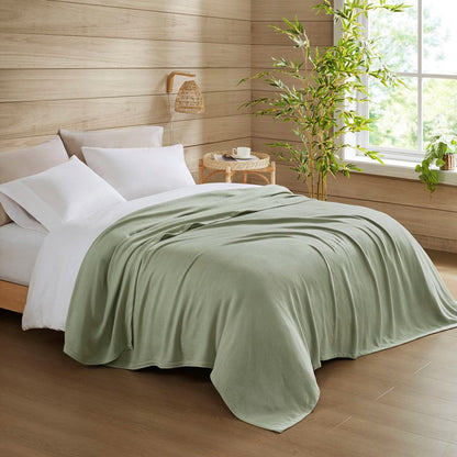 Rayon from Bamboo Diamond Jacquard Weave Cotton Blanket