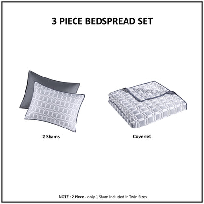 Reversible Quilted Coverlet