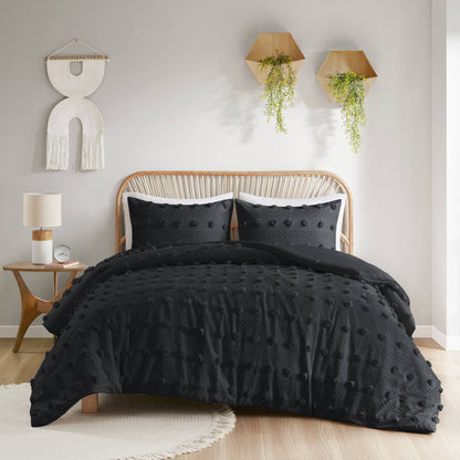 Clip Jacquard Duvet Cover Set