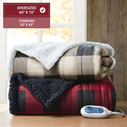 Berber Electric Heated Throw Blanket