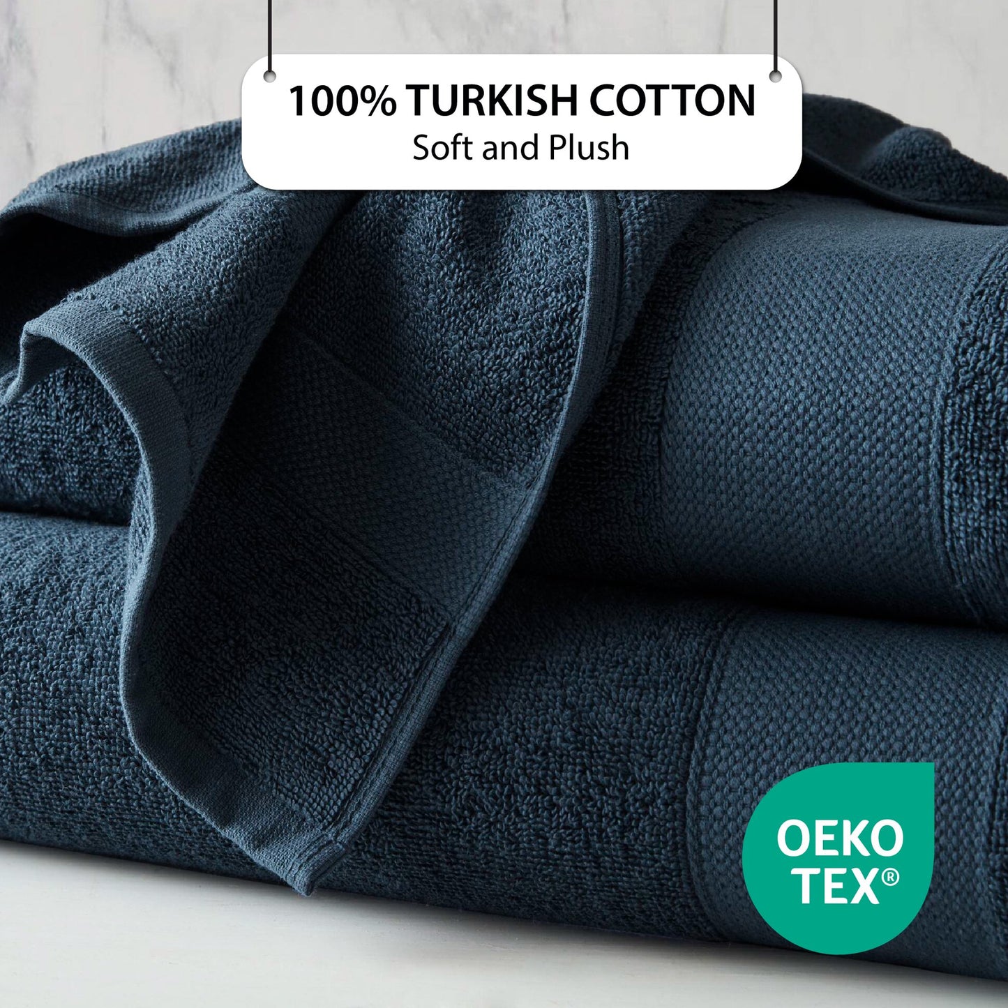 Premium Turkish Cotton Plush Towel Set