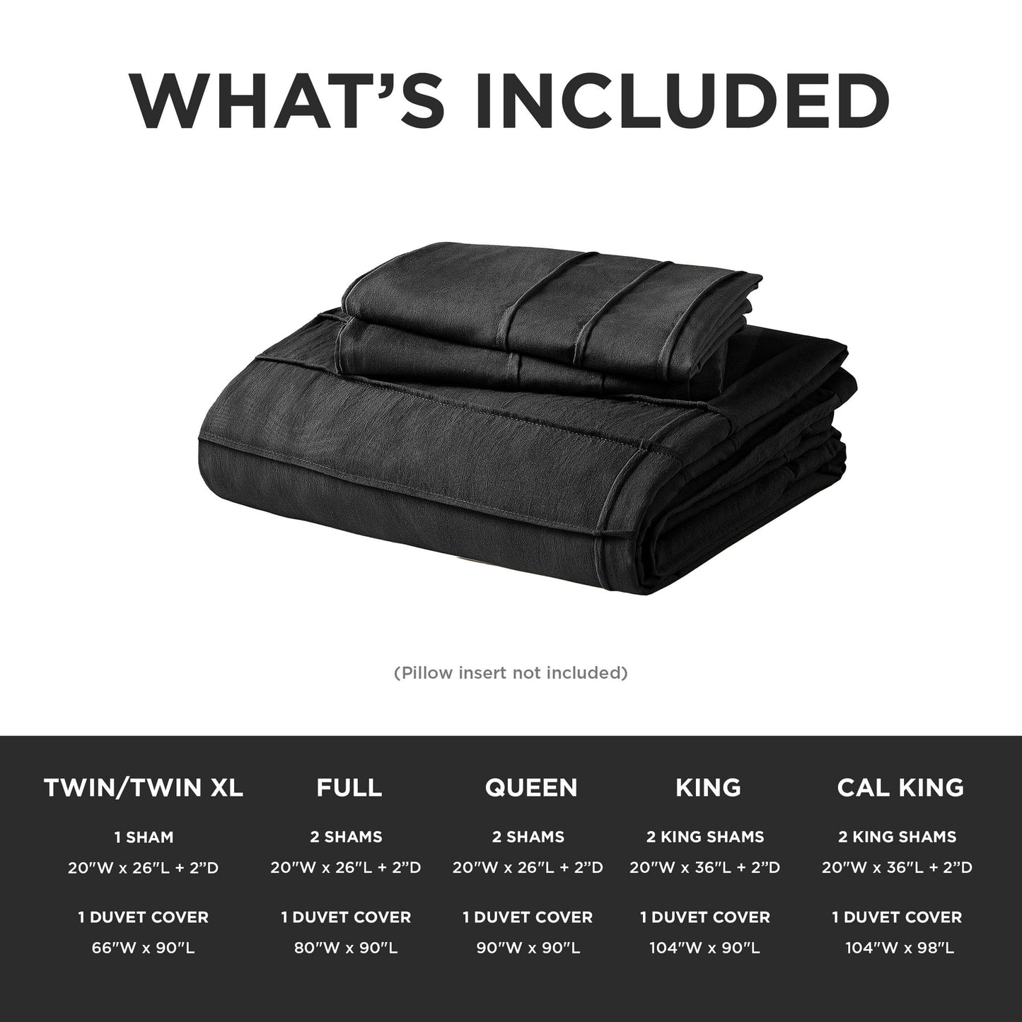 Soft Washed Pleated Duvet Cover Set