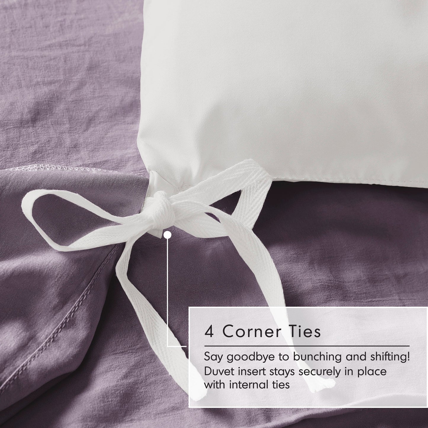 Soft Washed Pleated Duvet Cover Set