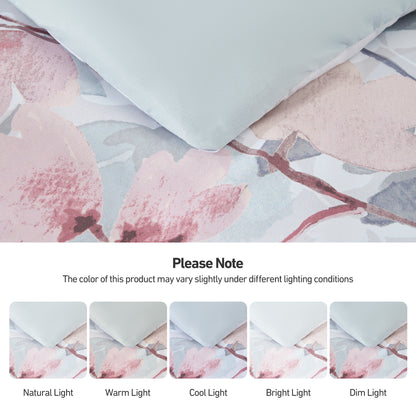 Medallion Pattern Bed in a Bag Bedding Comforter Set with Comforter, Flat Sheets, Fitted Sheets with Side Pockets