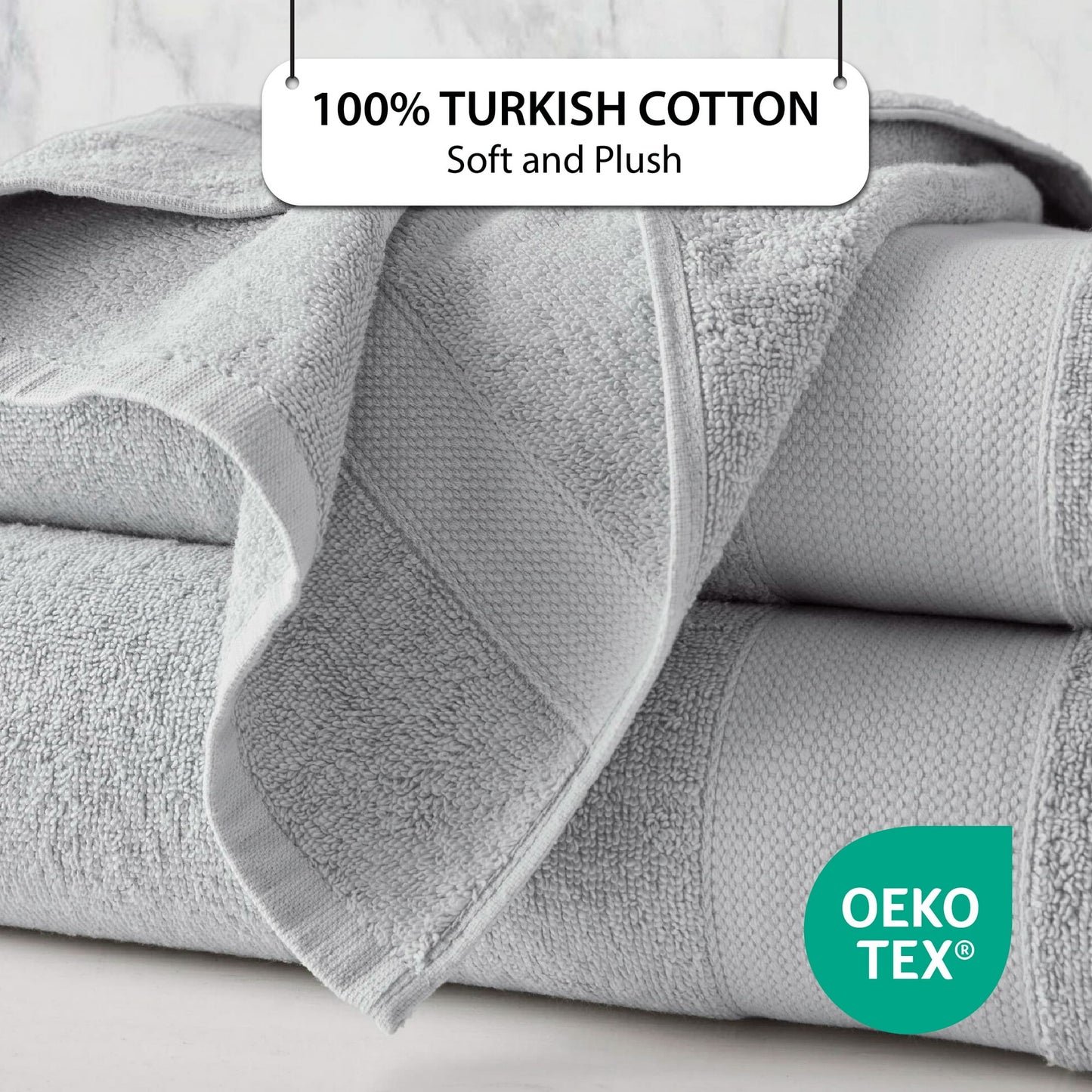 Premium Turkish Cotton Plush Towel Set