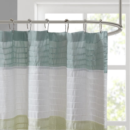 Faux Silk Shower Curtain