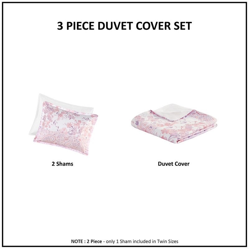Floral Paisley Duvet Cover Set