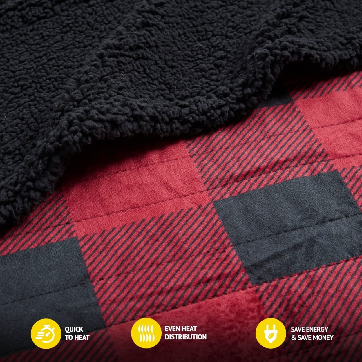 Berber Electric Heated Throw Blanket