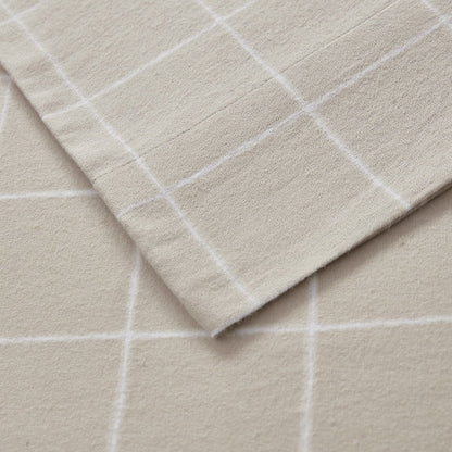 Sheet Set 100% Cotton Flannel Oversized Bed Sheets with Deep Pocket
