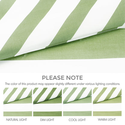 Textured Stripe Print Comforter Mini Set