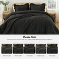 Diamond Quilted Ruffle Comforters Solid Bedding Comforters Sets