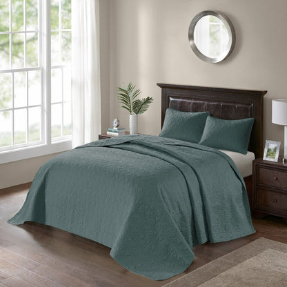 Classic Stitch Bedspread Set Lightweight Reversible Bedding Set