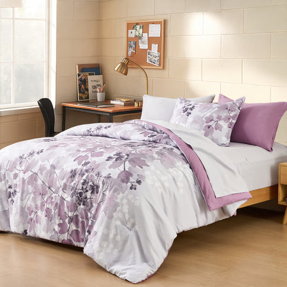 Medallion Pattern Bed in a Bag Bedding Comforter Set with Comforter, Flat Sheets, Fitted Sheets with Side Pockets