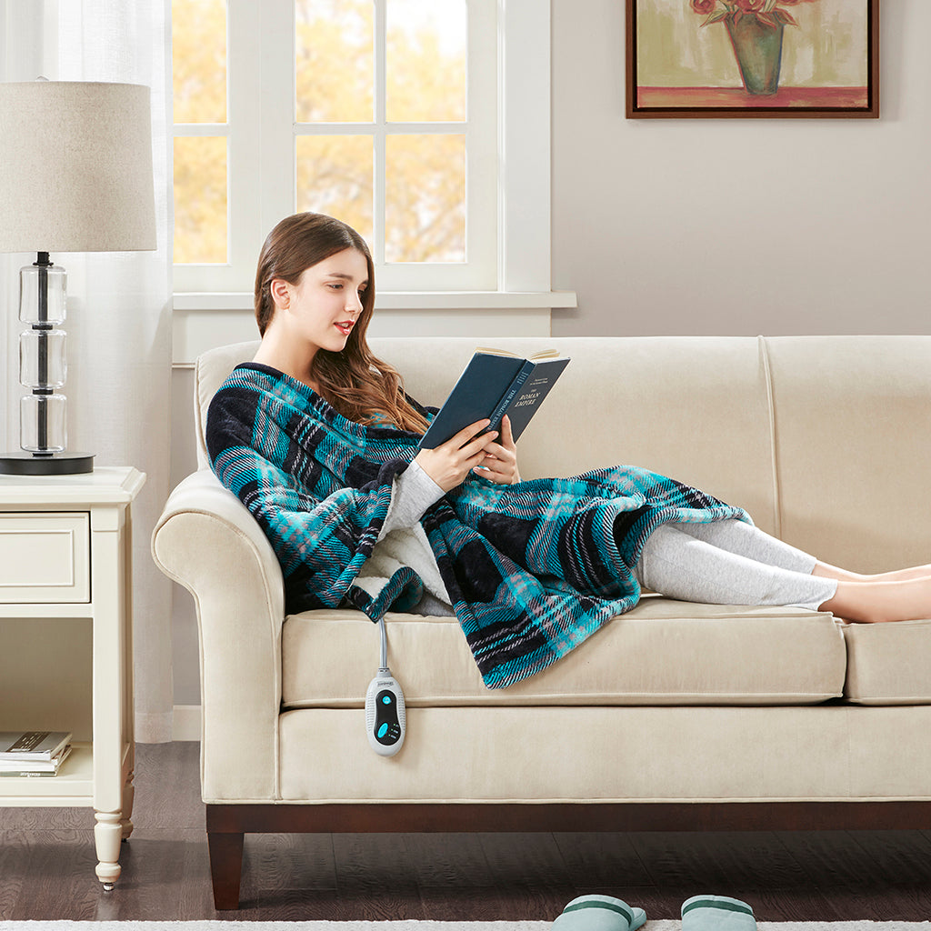Electric Throw Heated Blanket Wrap