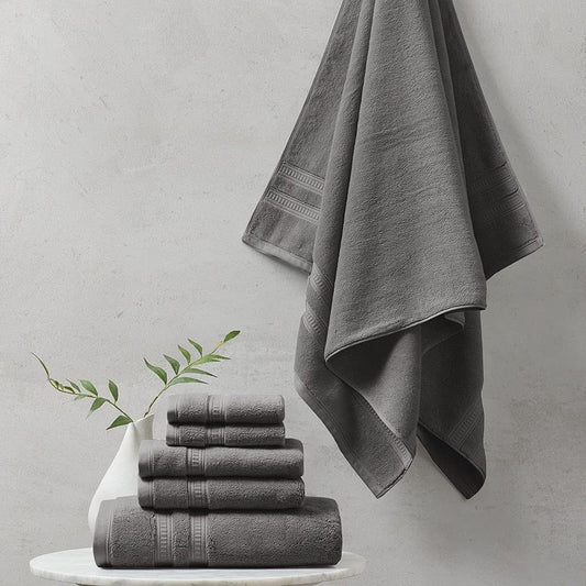 6 Piece Set Cotton Feather Soft Towel