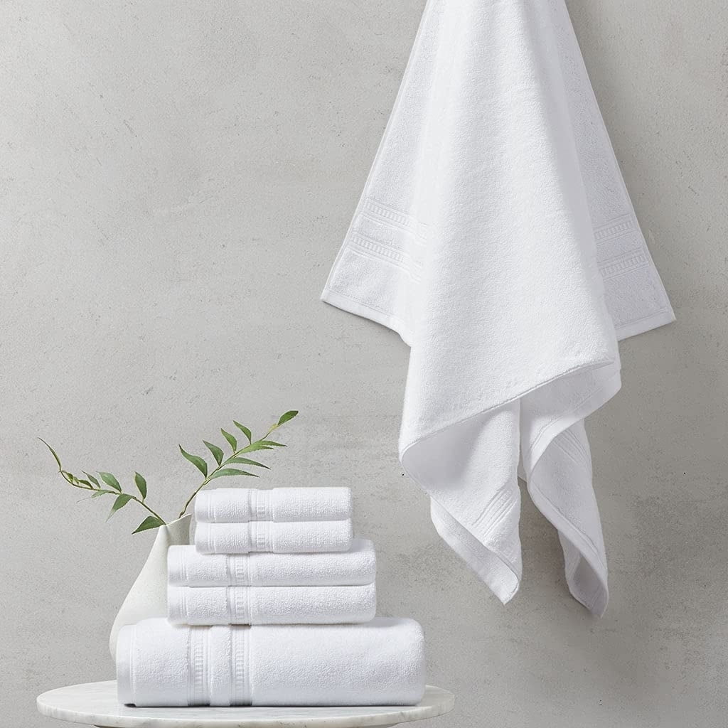 6 Piece Set Cotton Feather Soft Towel