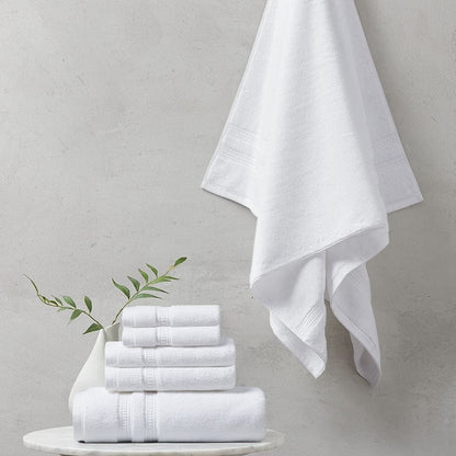 6 Piece Set Cotton Feather Soft Towel