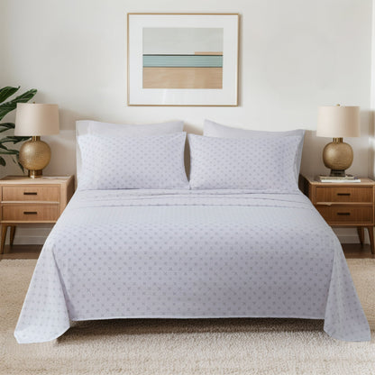 Sheet Set 100% Cotton Flannel Oversized Bed Sheets with Deep Pocket